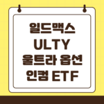 일드맥스 ETF ULTY 울트라(ULTRA) 옵션 인컴 고배당 ETF