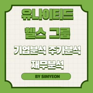 유나이티드헬스 그룹 기업분석 주가분석 재무분석